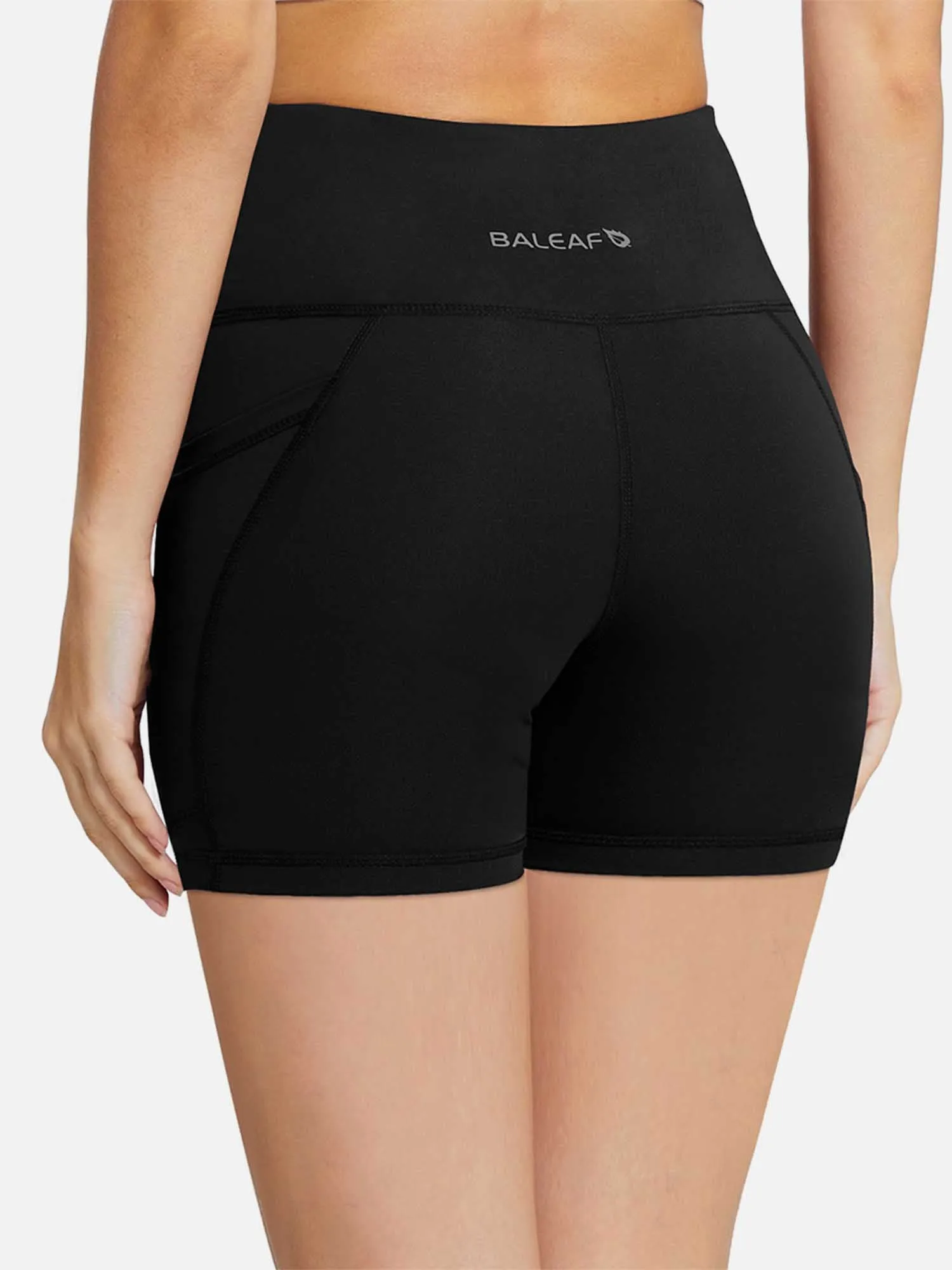 Women's 5" High-Waisted Compression Biker Shorts sold by Baleaf product image thumbnail 5