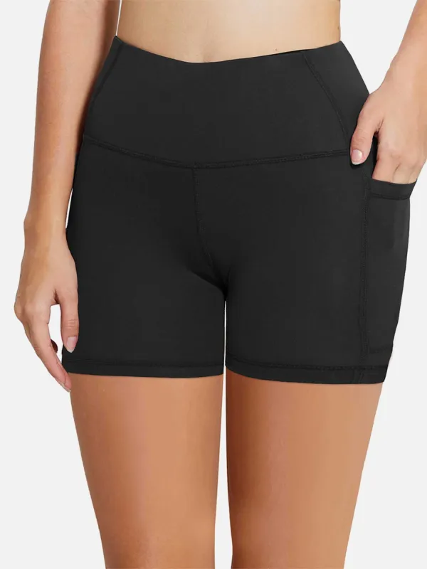 Women's 5" High-Waisted Compression Biker Shorts sold by Baleaf