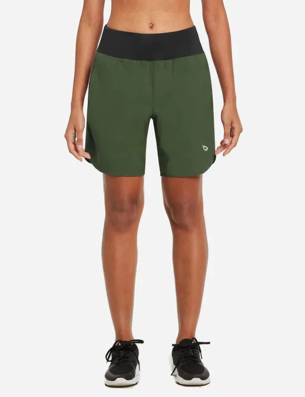 Women's 7" Running Shorts with Liner sold by Baleaf