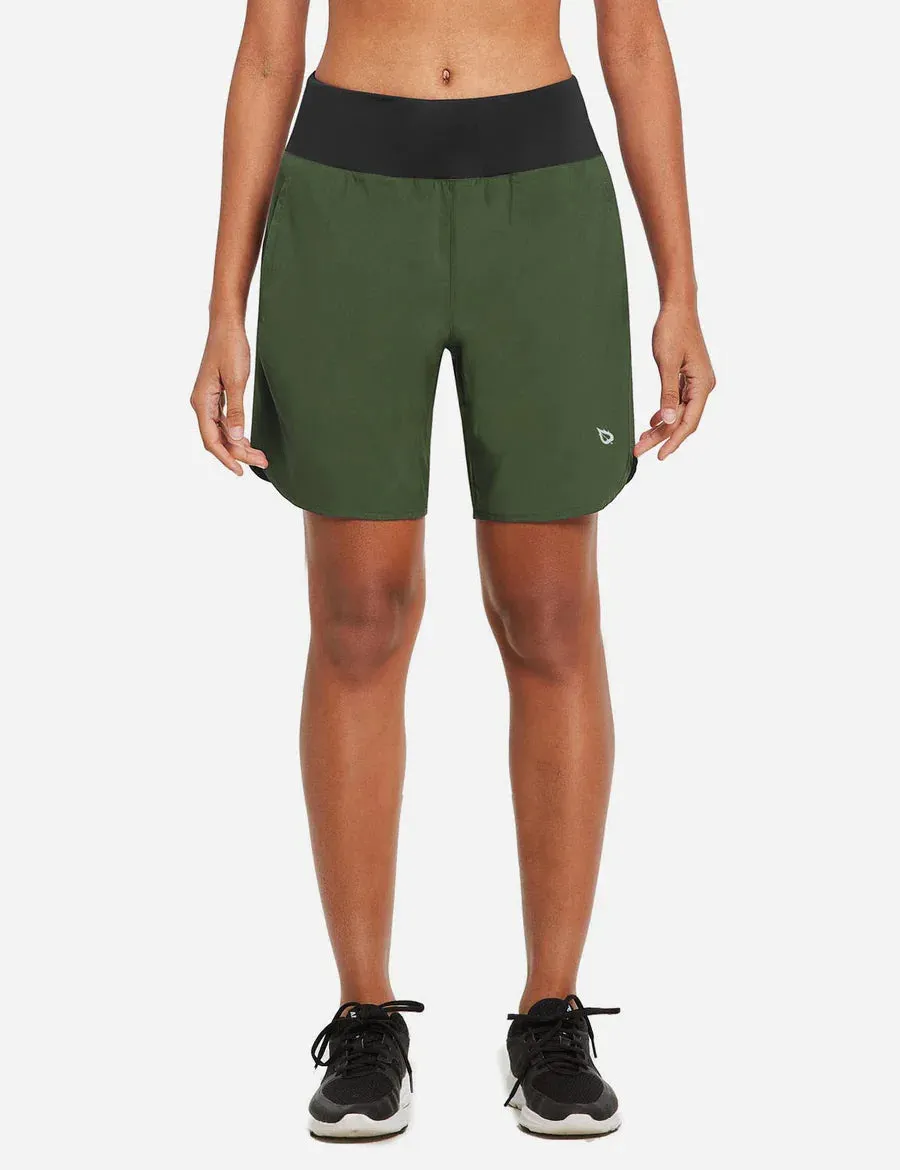 Women's 7" Running Shorts with Liner sold by Baleaf