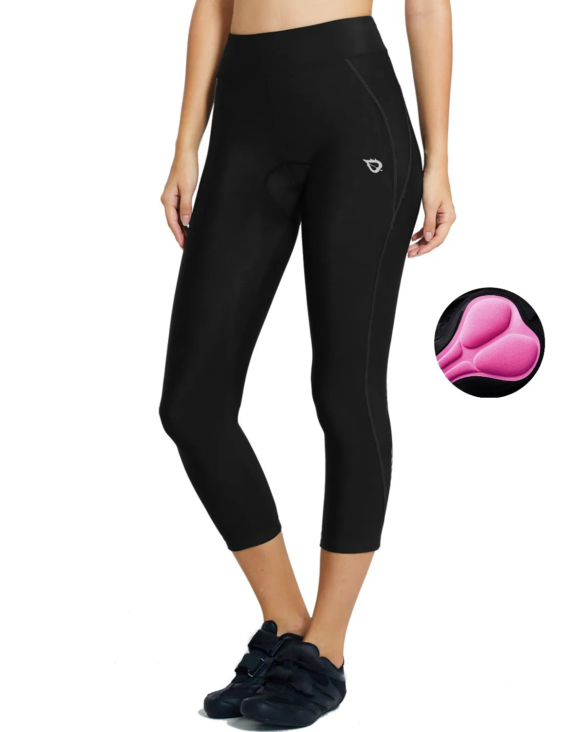 Women's 3/4 Padded Bike Capris Pants sold by Baleaf product image thumbnail 2