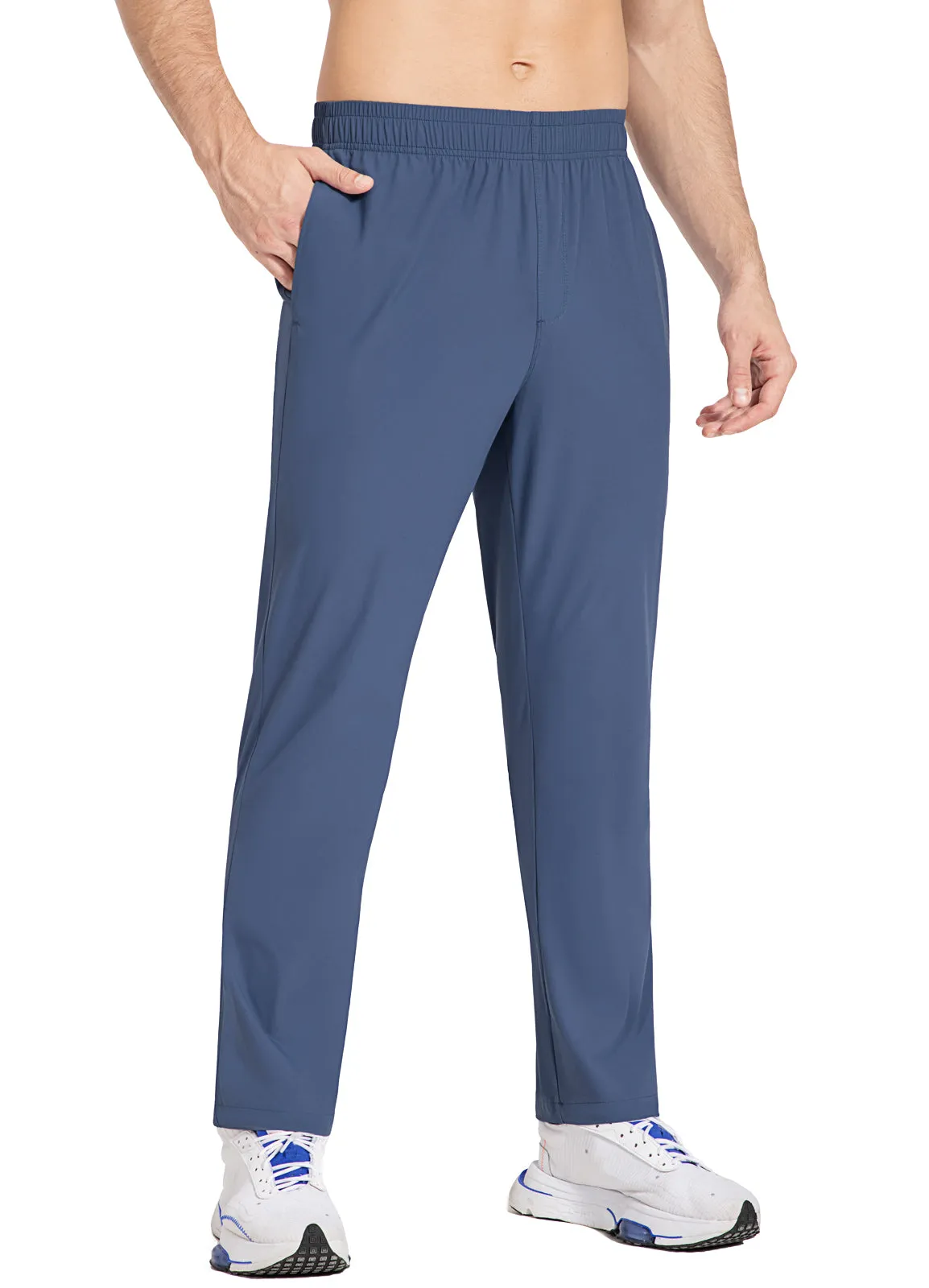Men's Elastic-Waist Tapered Running Pants sold by Baleaf product image thumbnail 4