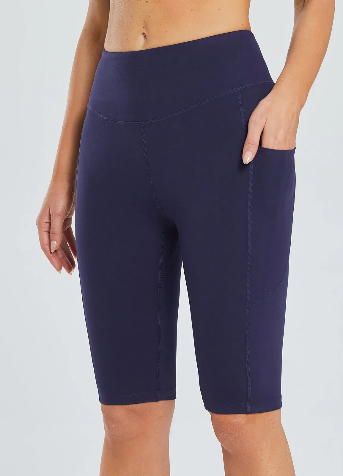 Women's 12" High-Waisted Yoga Shorts sold by Baleaf product image thumbnail 5