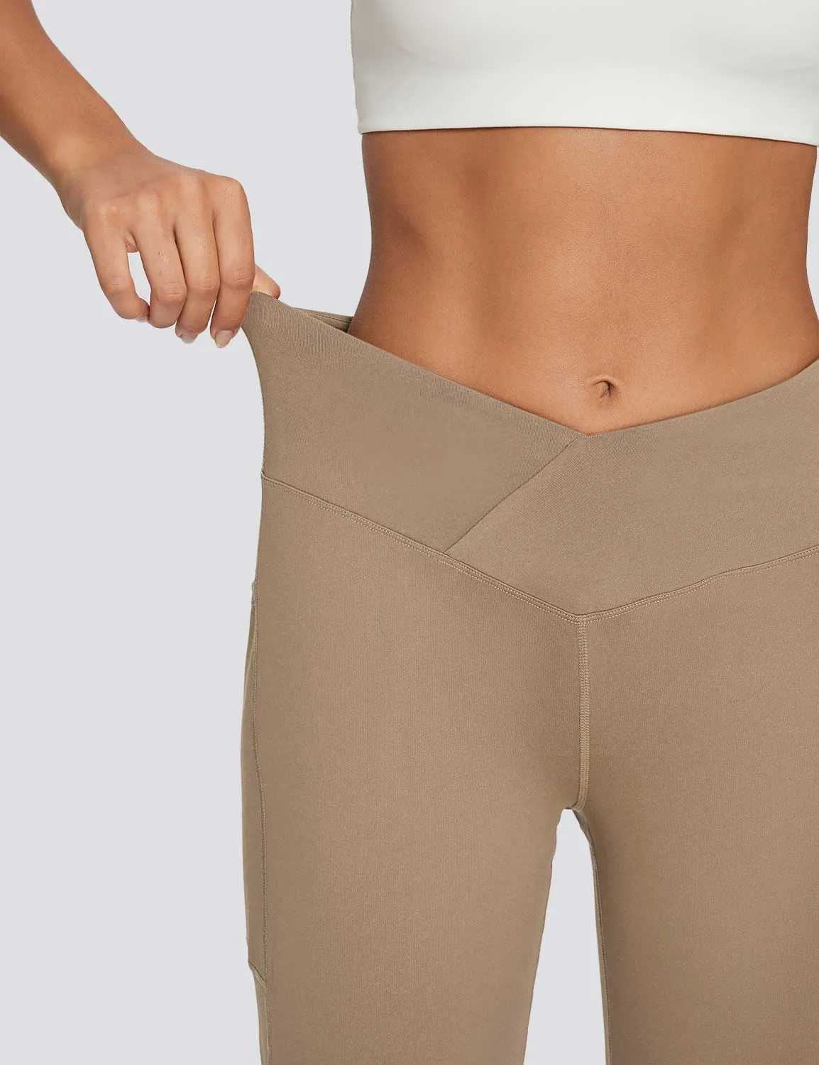 Laureate Women's Crossover Waist Yoga Pants sold by Baleaf product image thumbnail 5