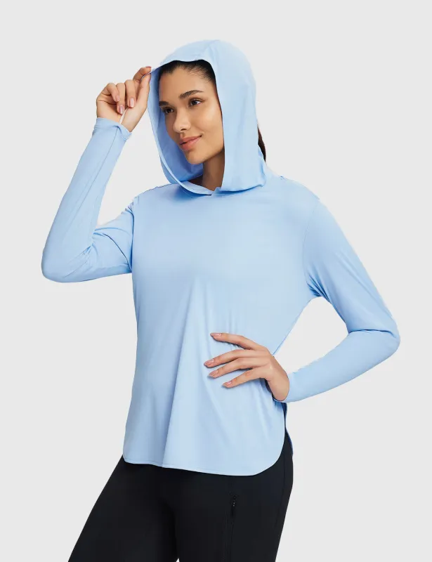 Women's UPF 50+ Lightweight Sun Hoodie sold by Baleaf