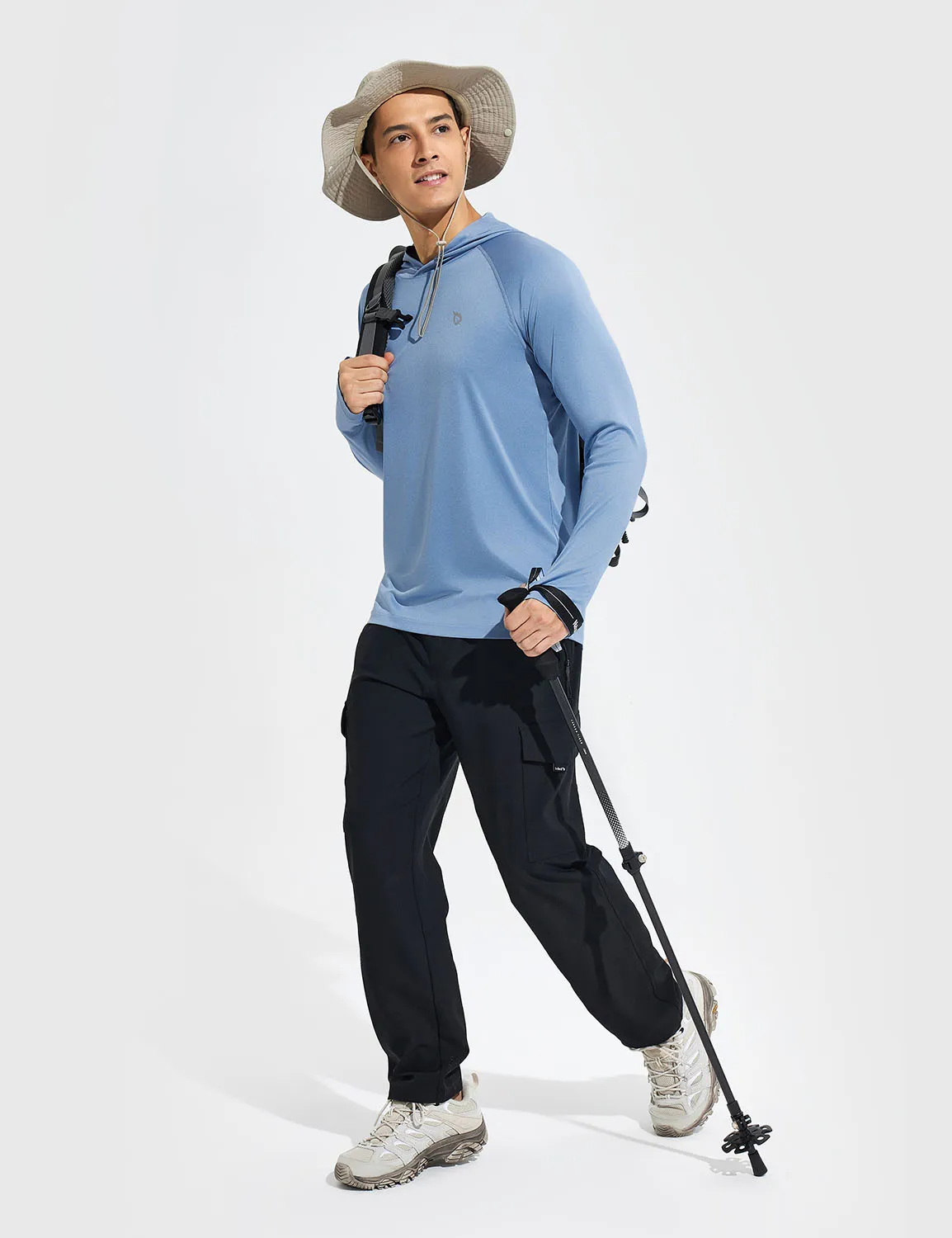 Men's UPF 50+ Long-Sleeve Sun Shirt sold by Baleaf product image thumbnail 2