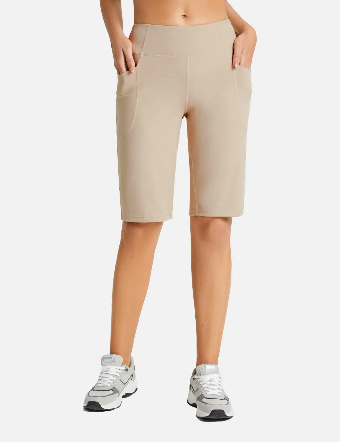 Flyleaf 12" High-Waisted Stretch Running Shorts sold by Baleaf