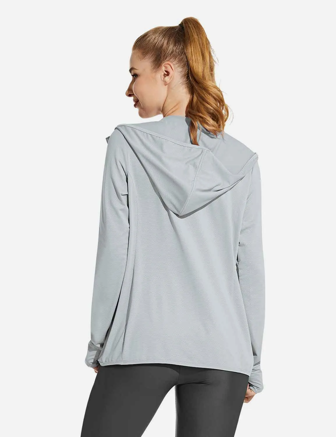 Laureate Women's UPF 50+ Cooling Hooded Zip-Up Jacket sold by Baleaf product image thumbnail 4