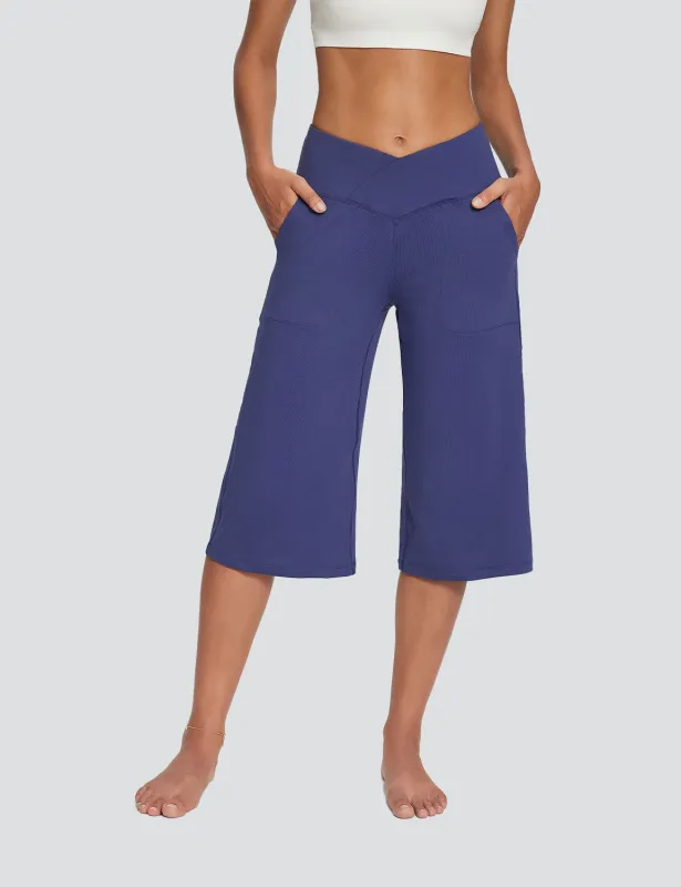 Laureate Crossover High Rise Wide-leg Pants sold by Baleaf