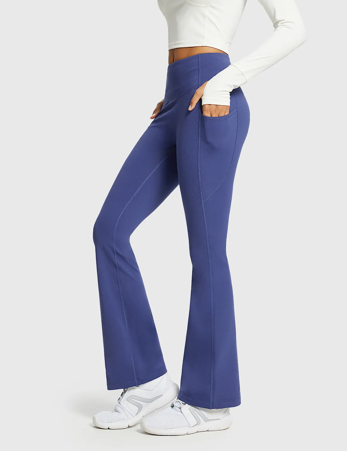 Laureate High-Rise Thermal Flared Pants sold by Baleaf product image thumbnail 3