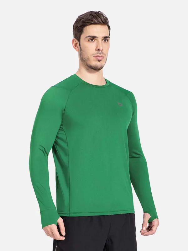 Men's Crewneck Slim-Fit Long Sleeve Top sold by Baleaf