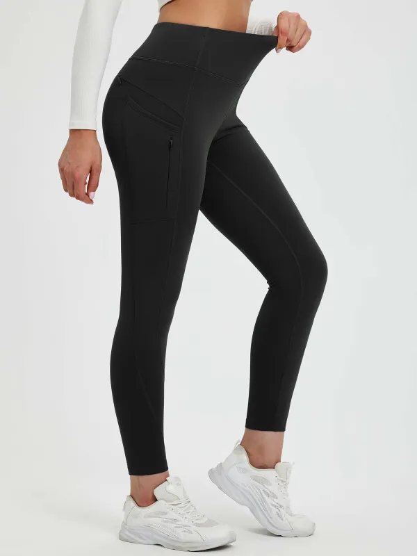 25" Fleece-Lined Yoga Leggings sold by Baleaf