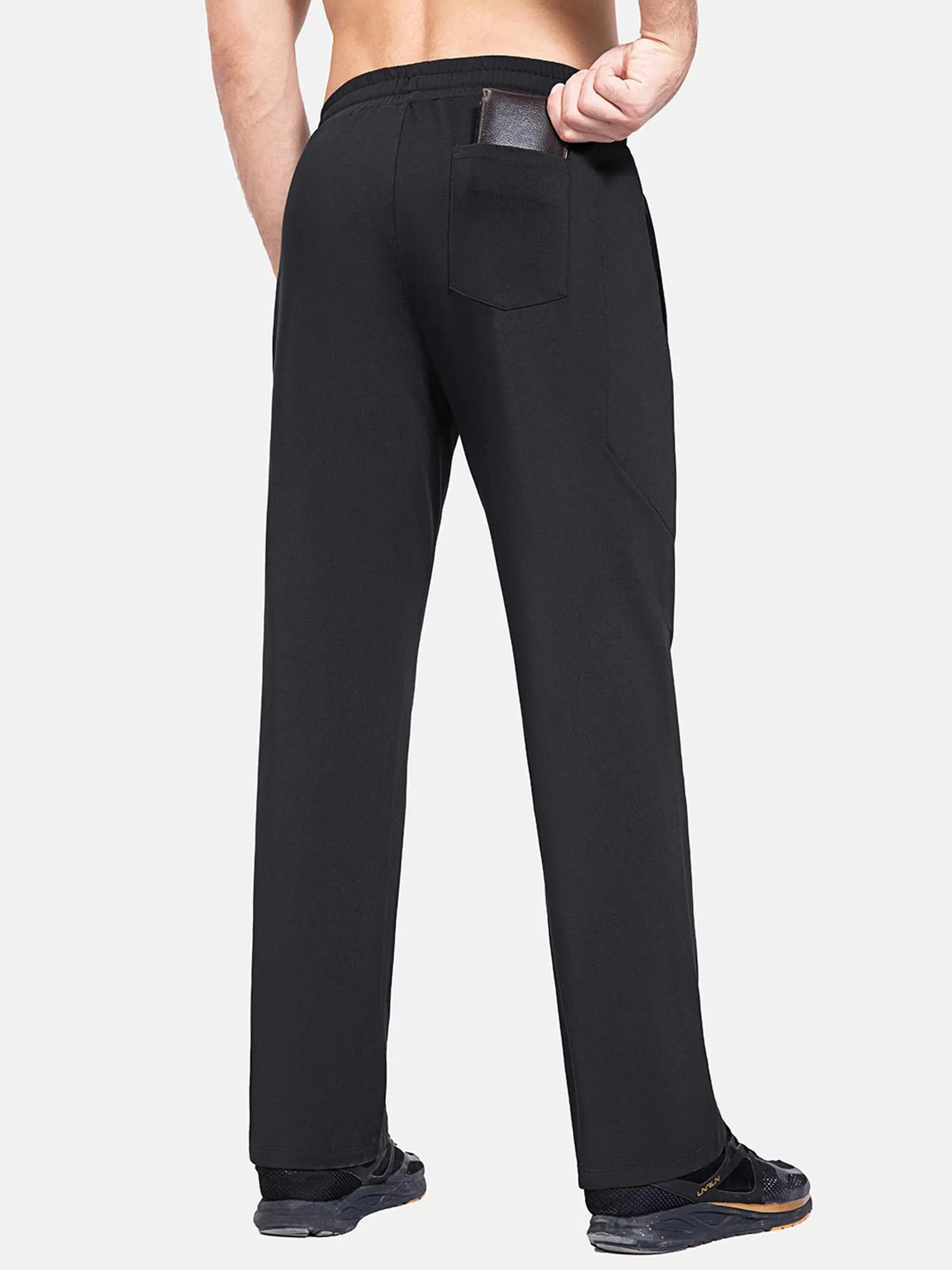 Men's Fleece-Lined Water-Resistant Straight Leg Pants sold by Baleaf product image thumbnail 3