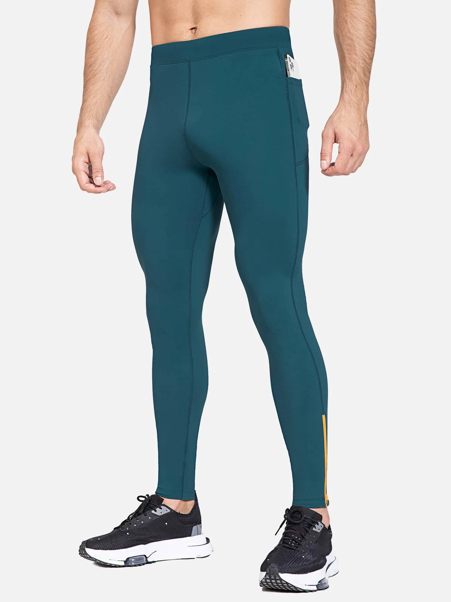 Men's Fleece-Lined Water-Resistant Running Tights sold by Baleaf