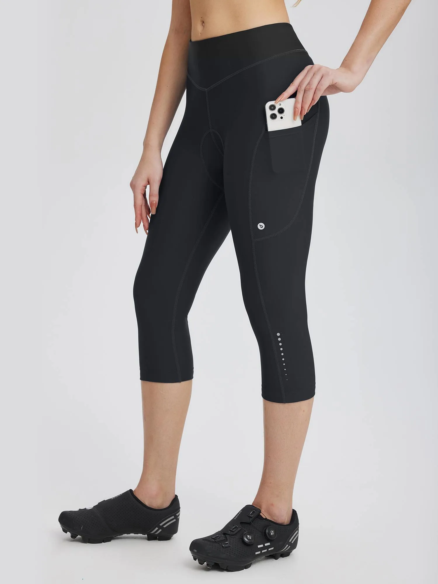Women's Pocketed Cycling Capris (No Padding) sold by Baleaf