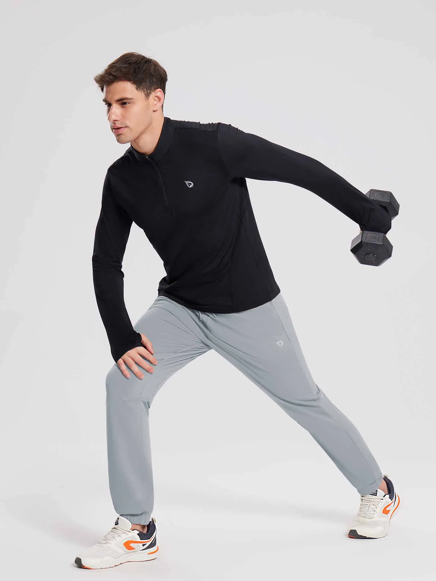Men's Reflective Fleece Jogger Pants sold by Baleaf product image thumbnail 3
