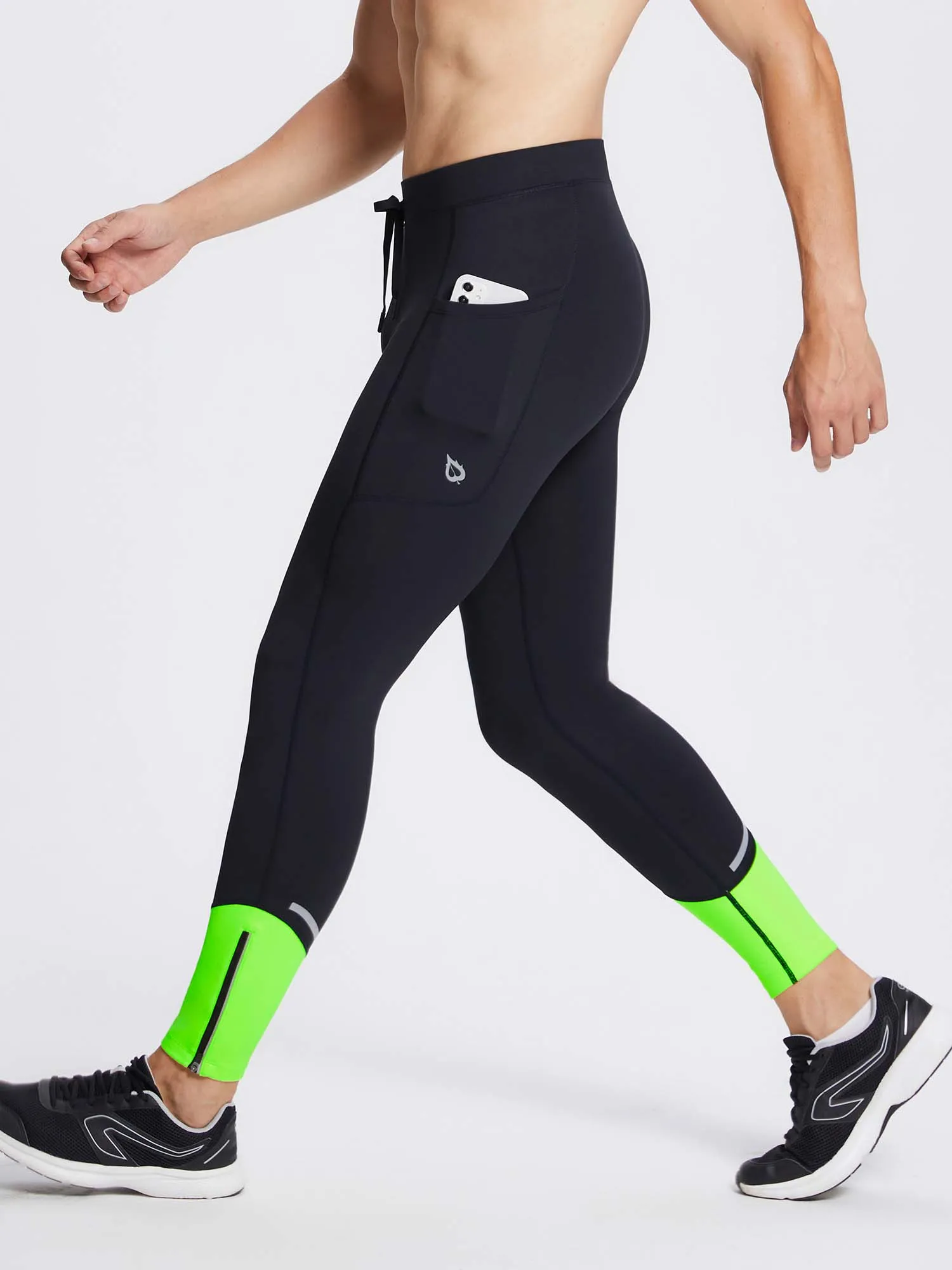 Men's Fleece Lined Winter Running Tights sold by Baleaf