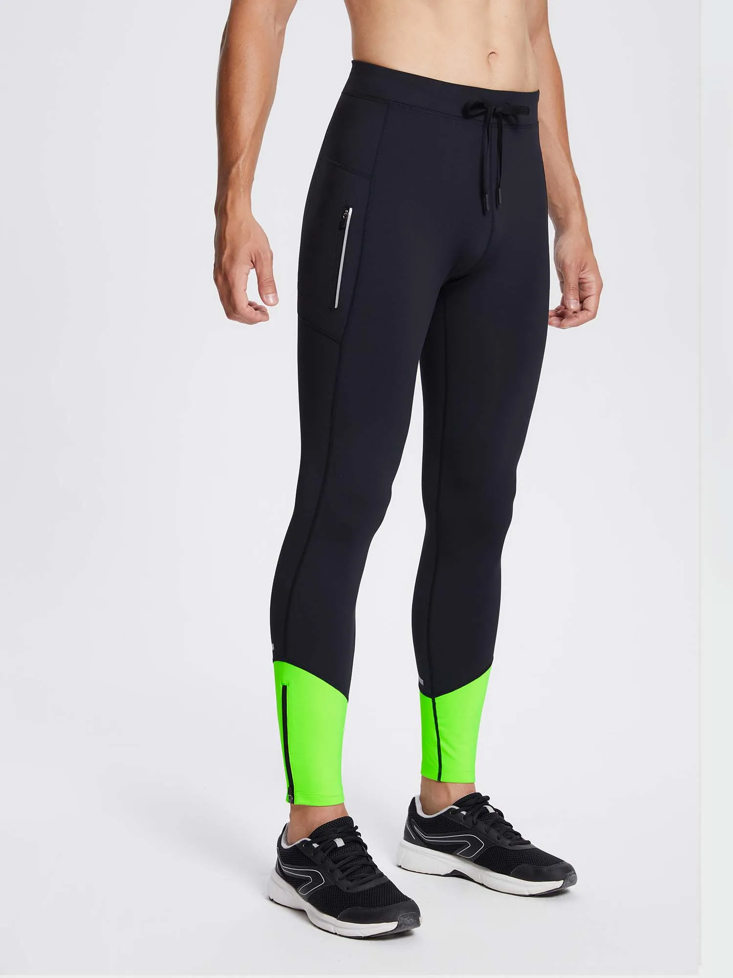 Men's Fleece Lined Winter Running Tights sold by Baleaf product image thumbnail 4