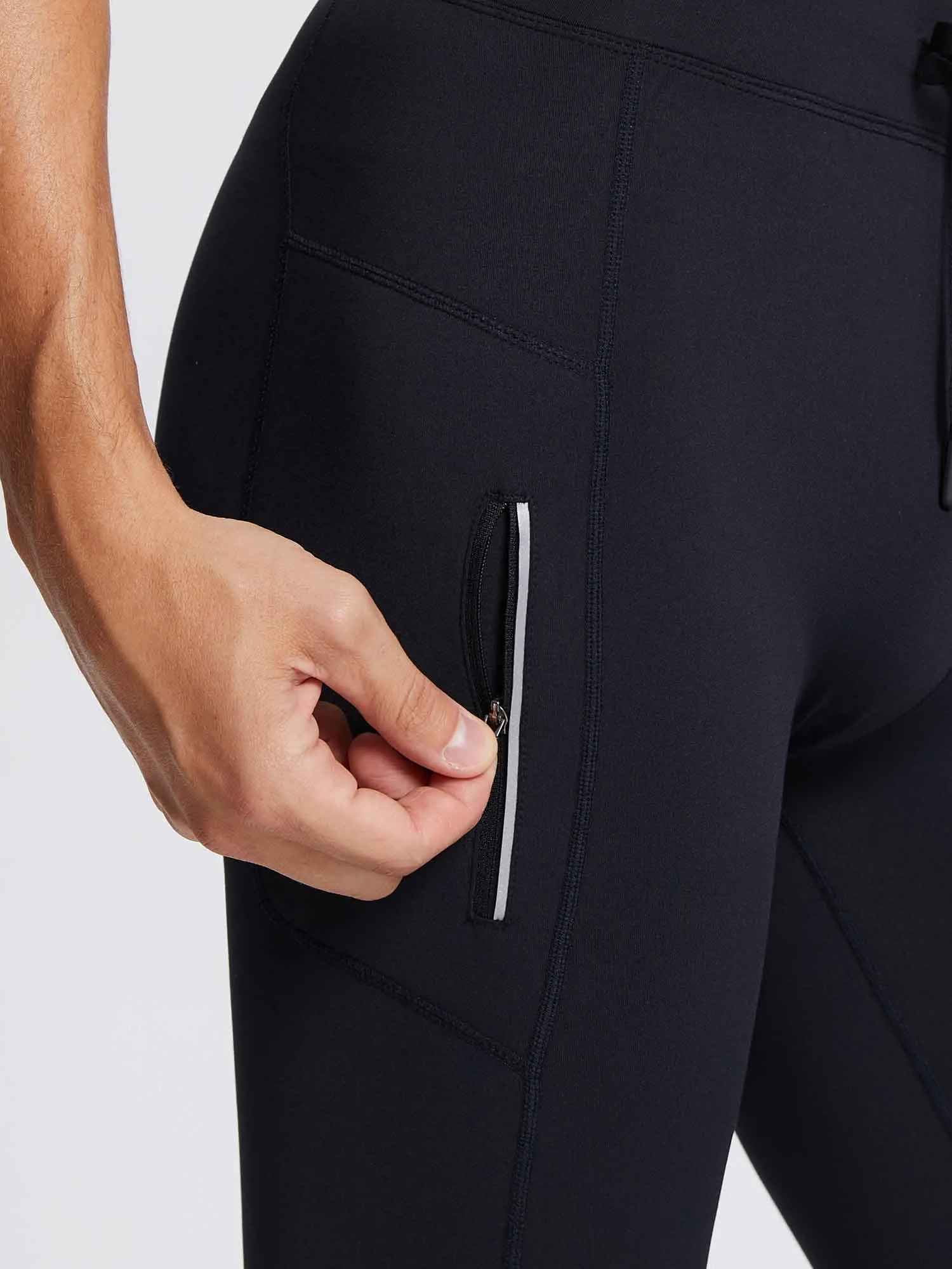 Men's Fleece Lined Winter Running Tights sold by Baleaf product image thumbnail 3