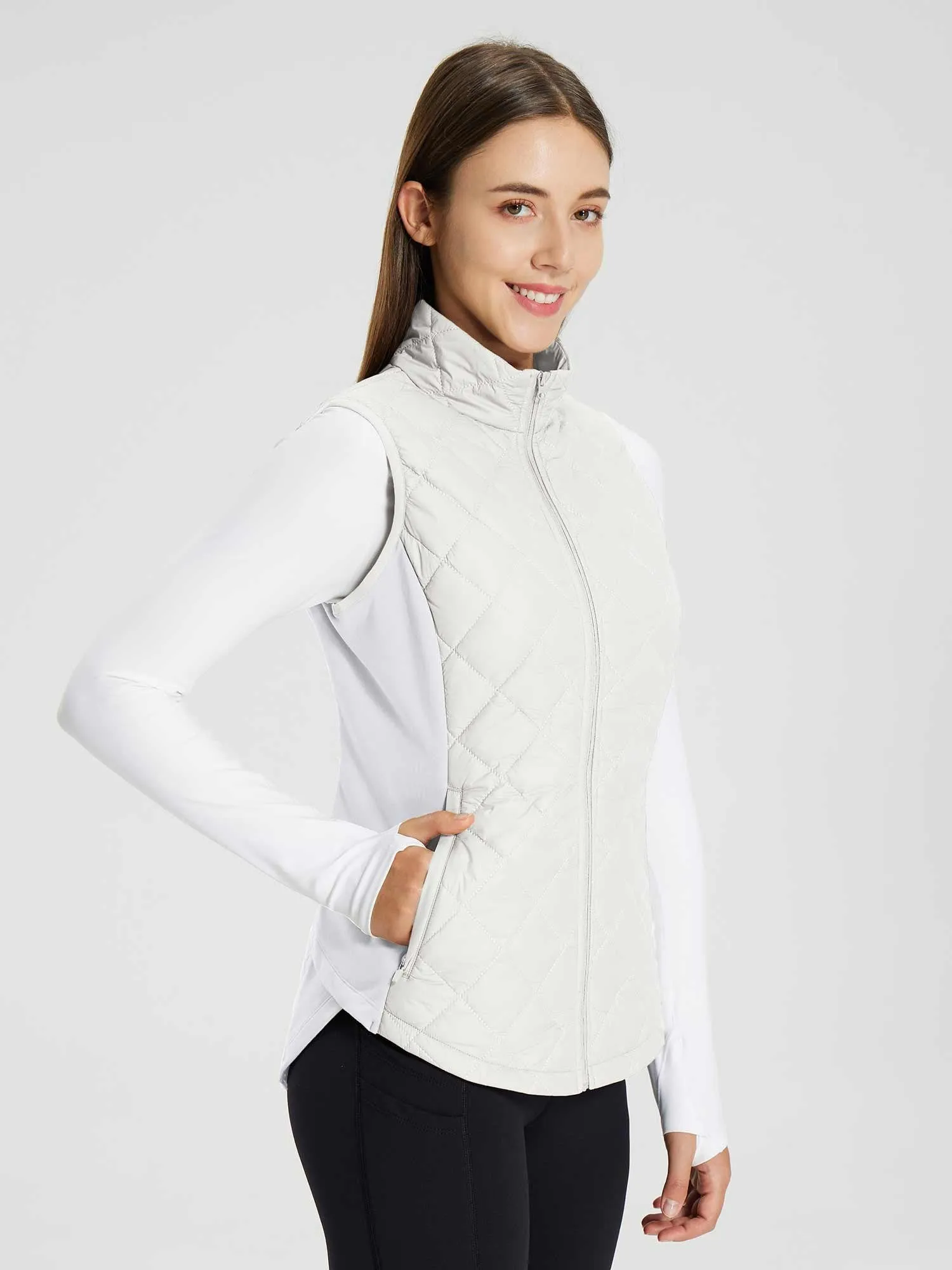 Women's Quilted Insulated Golf Vest sold by Baleaf product image thumbnail 4