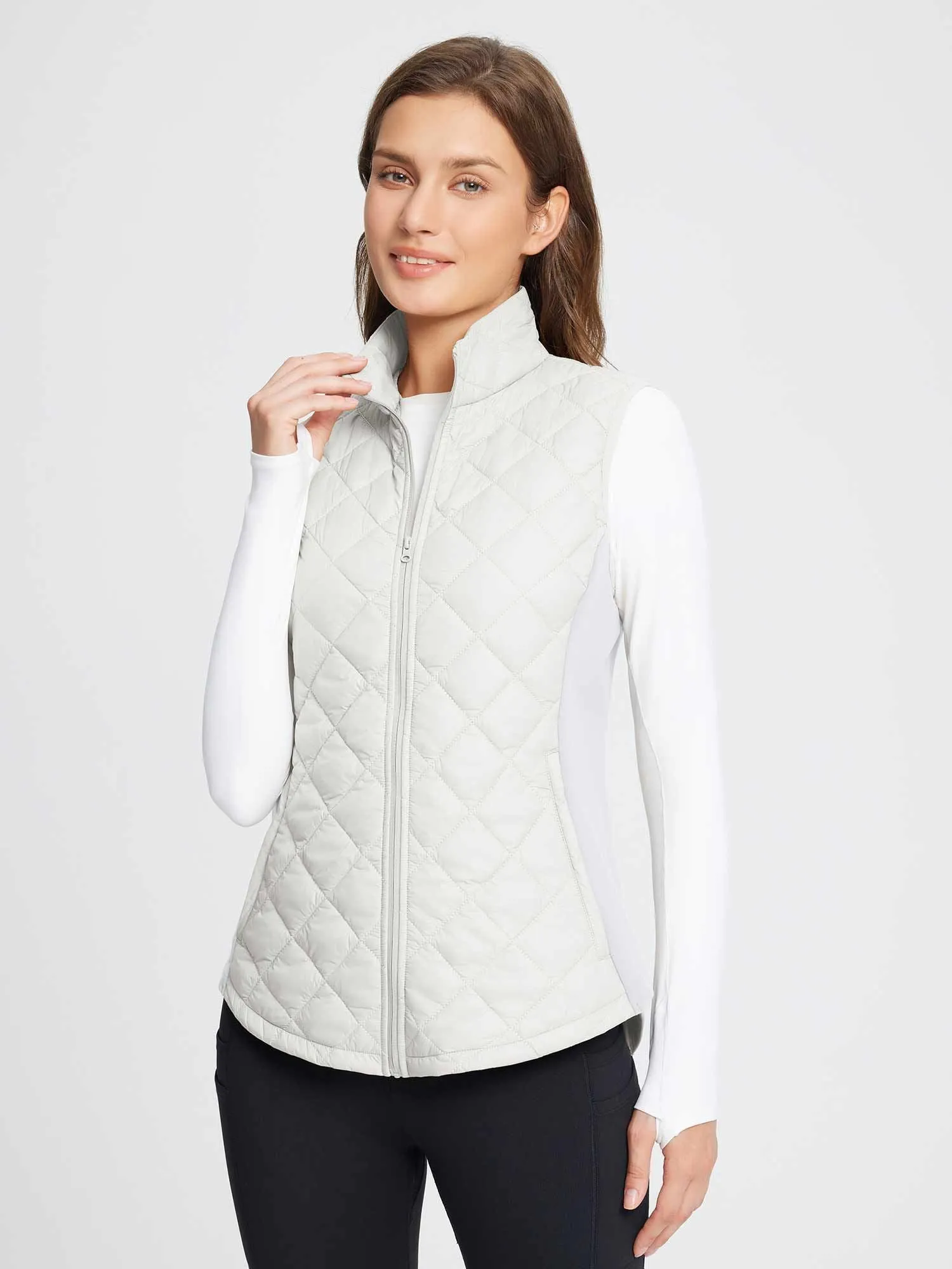 Women's Quilted Insulated Golf Vest sold by Baleaf