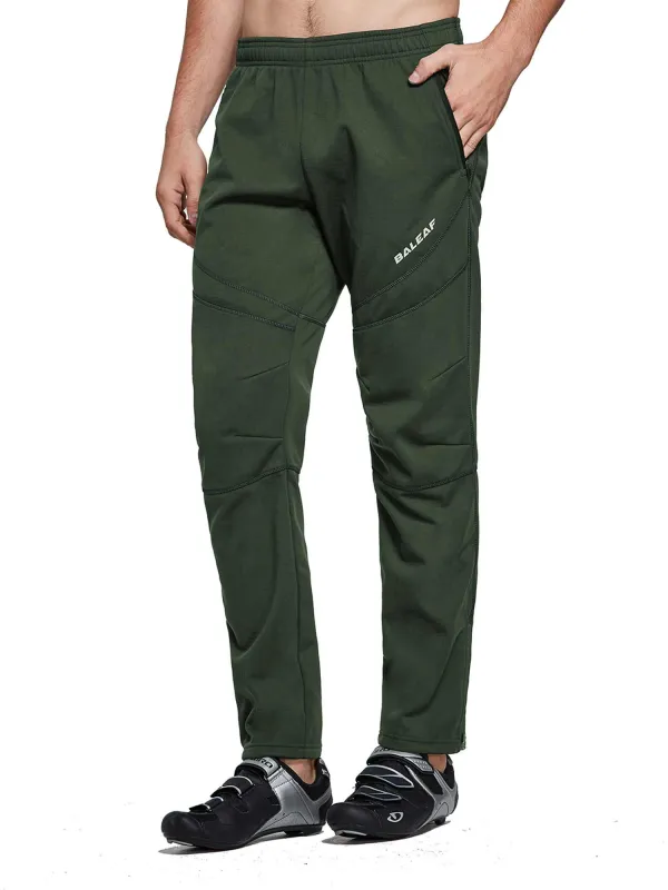 Men's Thermal Softshell Cycling Pants made by Baleaf