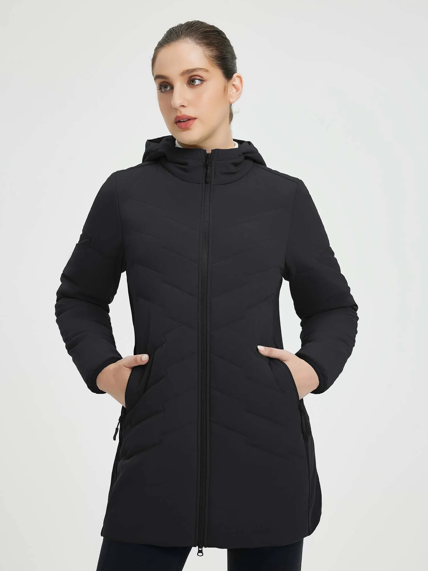 Women's Mid-Length Jacket sold by Baleaf product image thumbnail 4