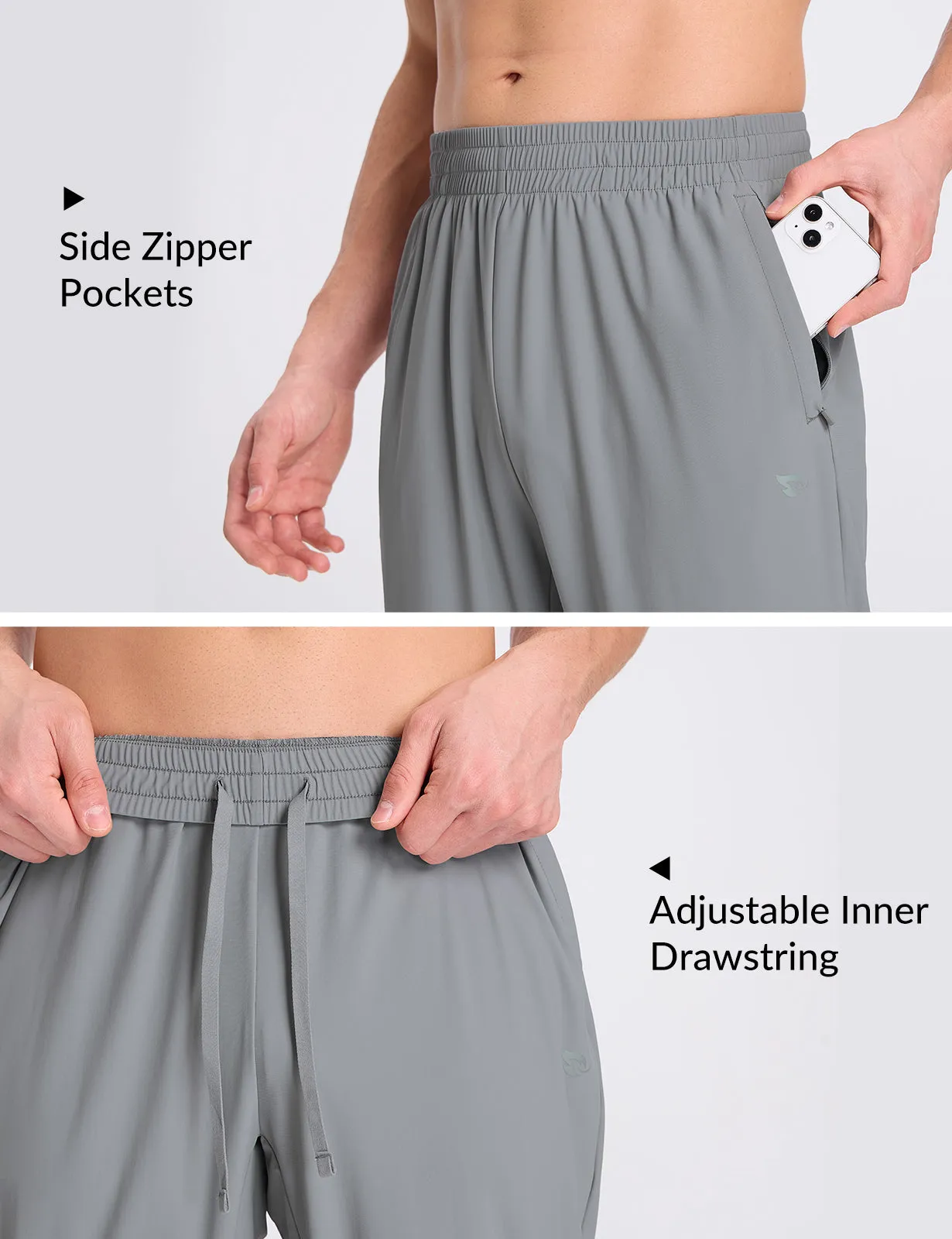 Men's Stretch Waist Tapered Joggers sold by Baleaf product image thumbnail 3