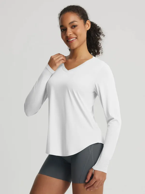 Baleaf UPF 50+ V Neck Long-Sleeve Shirt sold by Baleaf