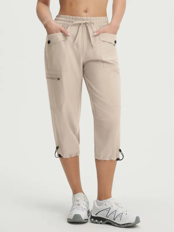 Baleaf 7 Pockets Lightweight Cargo Capri Pants 19'' sold by Baleaf