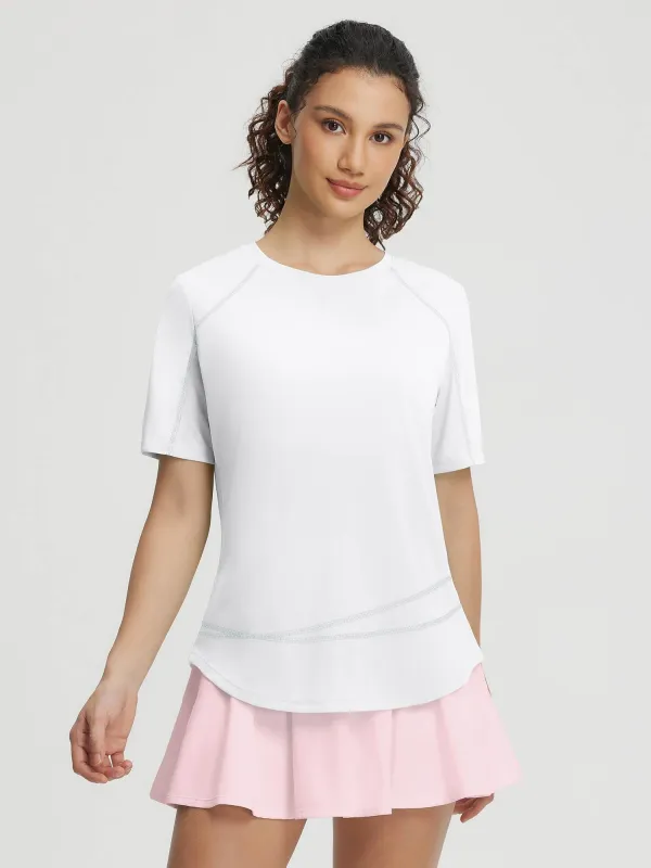 Baleaf UPF 50+ Stretchy Short-Sleeve Shirt made by Baleaf