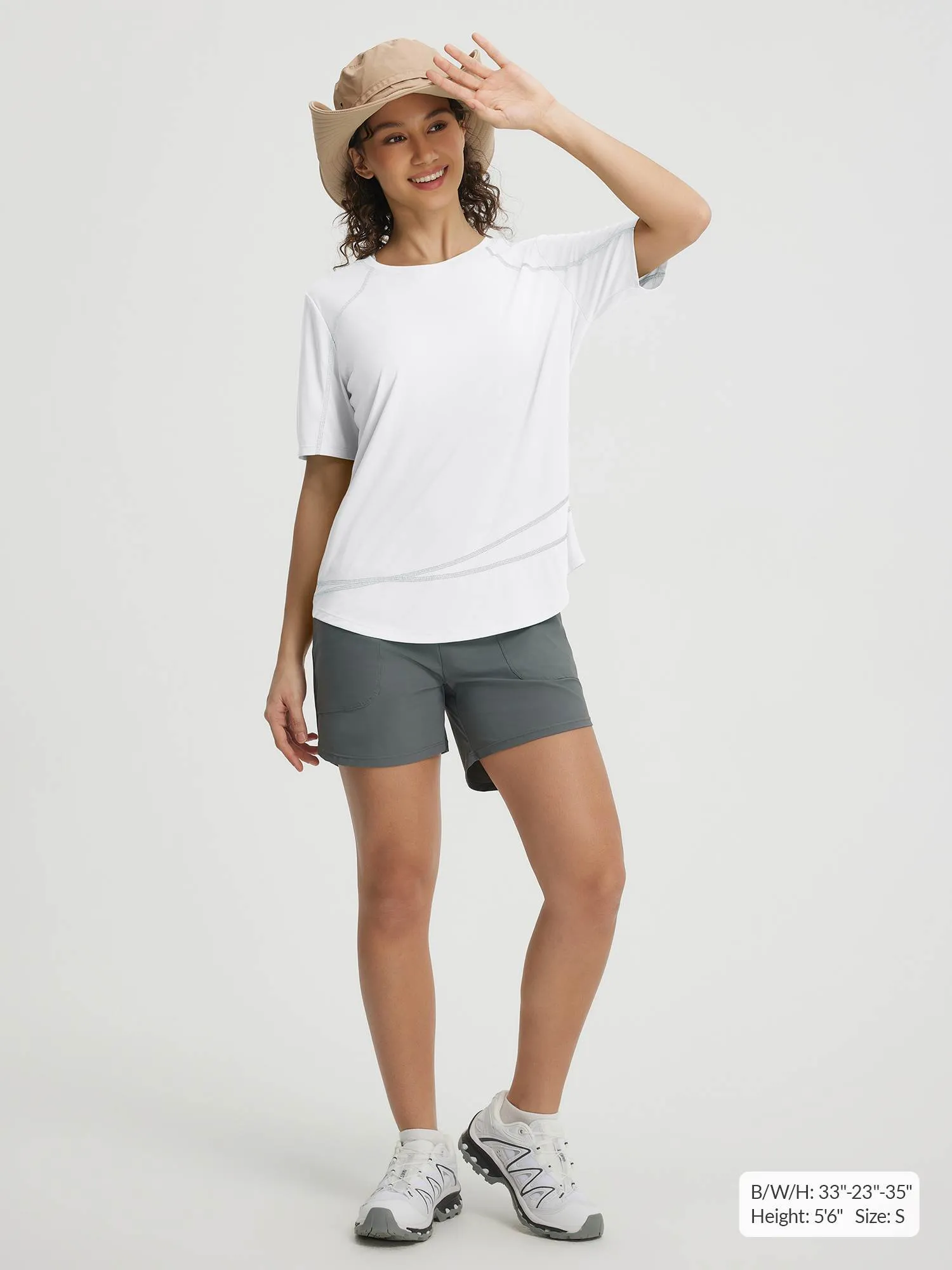 Baleaf UPF 50+ Stretchy Short-Sleeve Shirt sold by Baleaf product image thumbnail 2