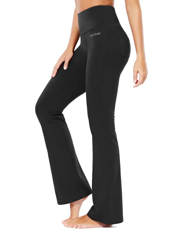 Women's High-Waisted Flare Yoga Pants sold by Baleaf