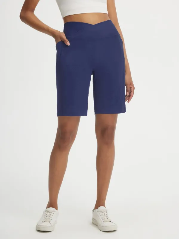 Baleaf Ultra-Soft V-Waist Bermuda Long Short 9" made by Baleaf