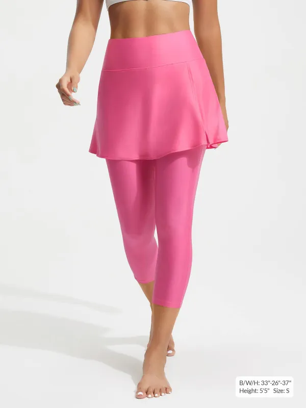 Baleaf UPF 50+ High-Rise Skirted Swim Pant 20" made by Baleaf