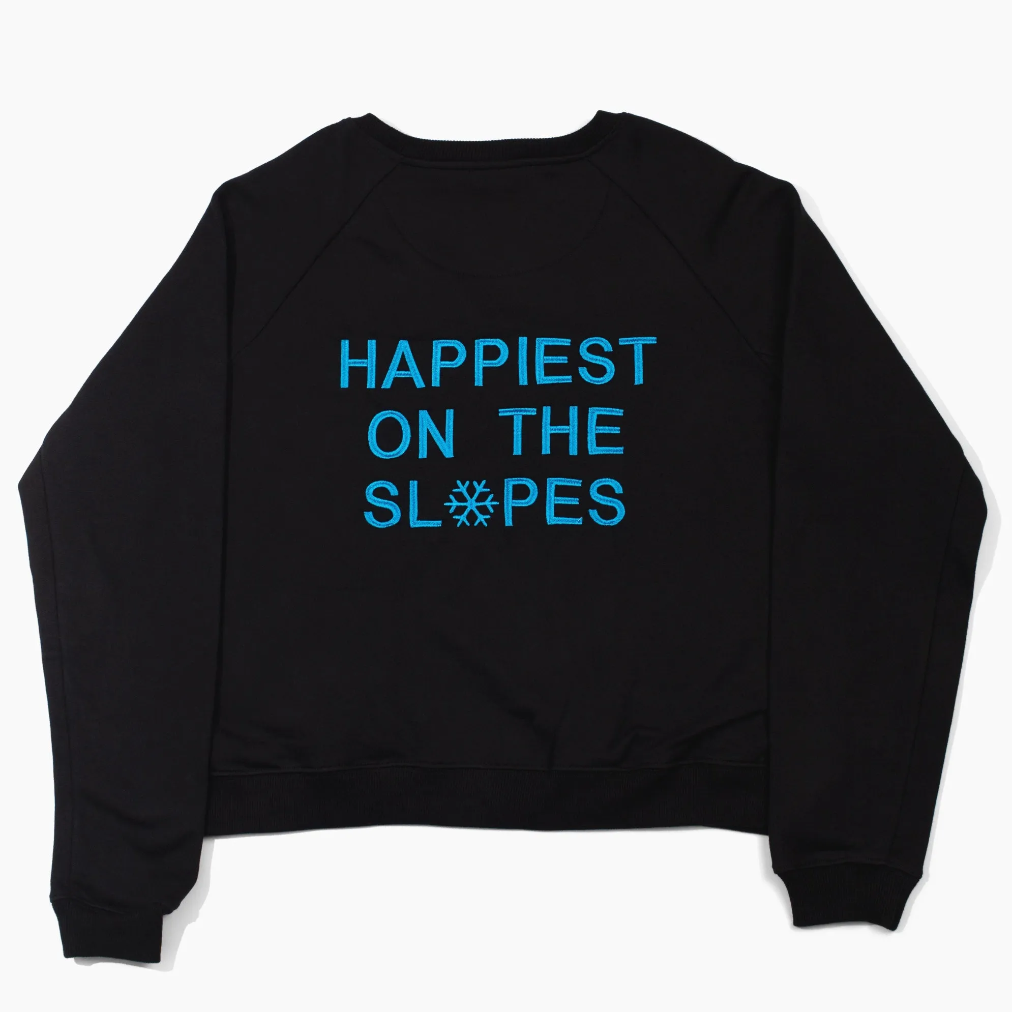 Happiest on the Slopes® Skiing Snowboarding Sweatshirt sold by CourtLife product image thumbnail 3