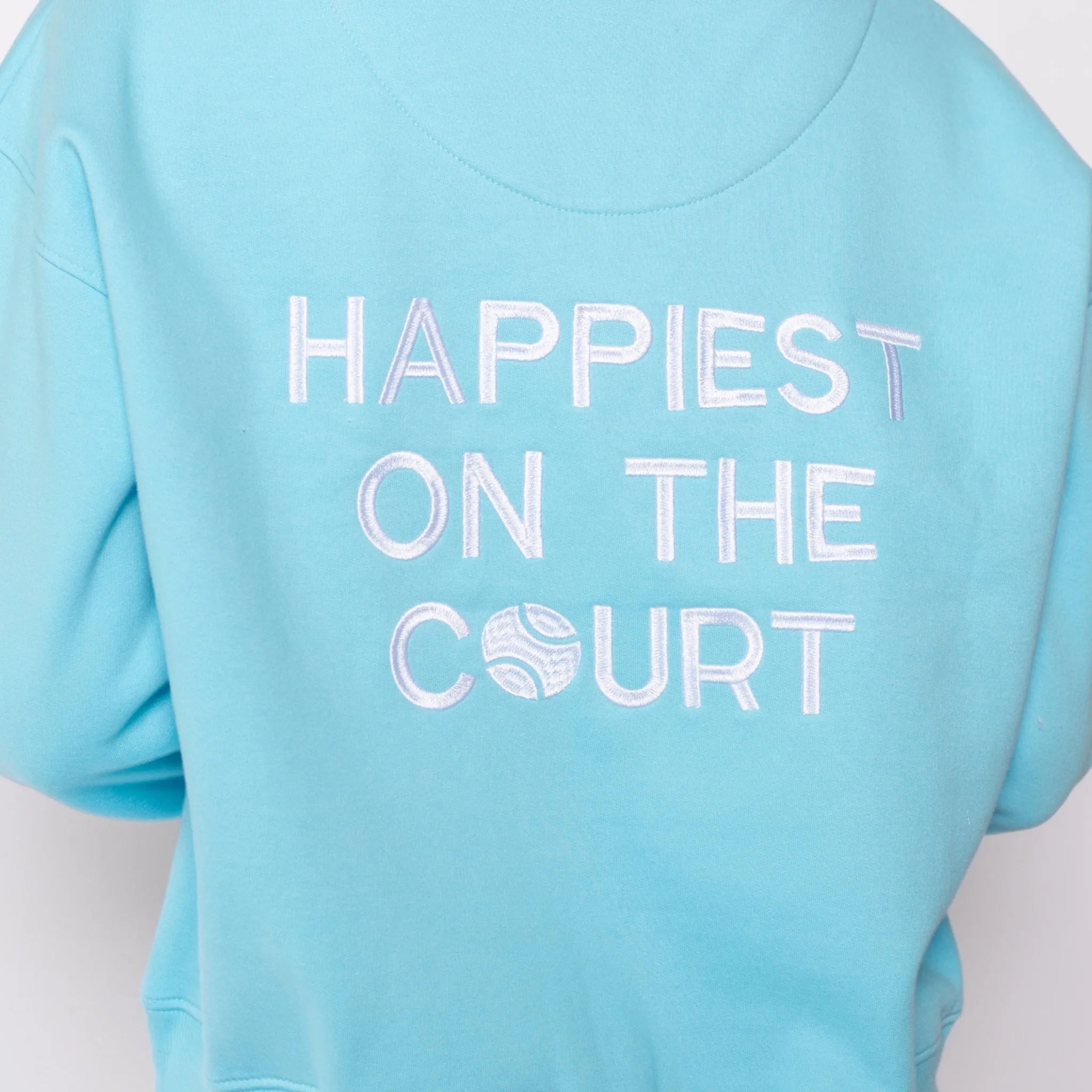 WAREHOUSE SALE - Happiest On The Court® Tennis Sweatshirt sold by CourtLife product image thumbnail 5