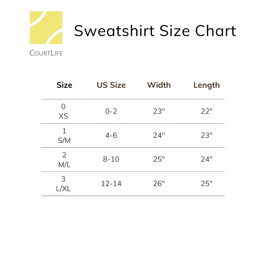 WAREHOUSE SALE - Happiest on the Court® Quarter Zip Sweatshirt sold by CourtLife product image thumbnail 4