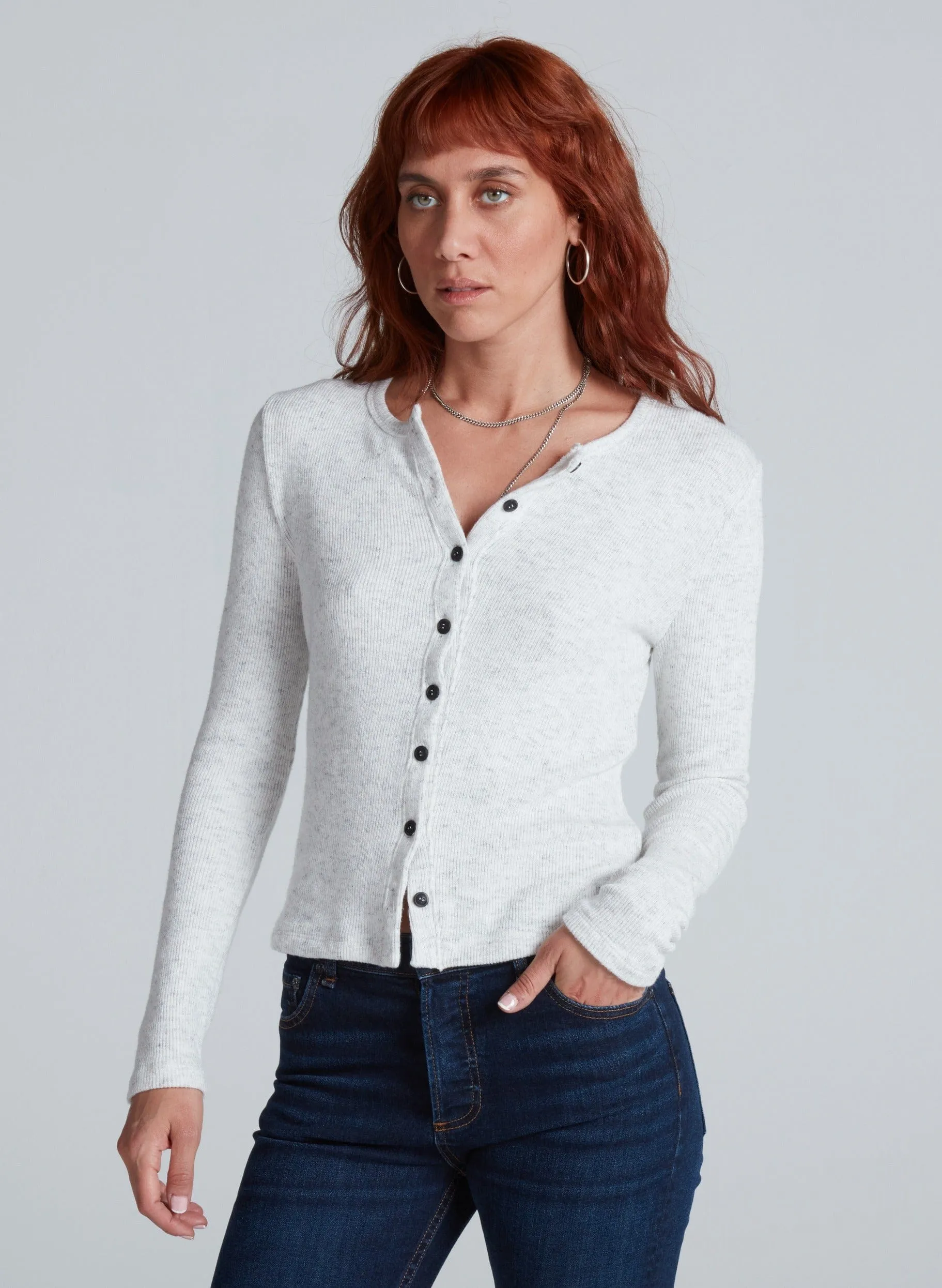 RIB CARDIGAN sold by ASKK NY product image thumbnail 2