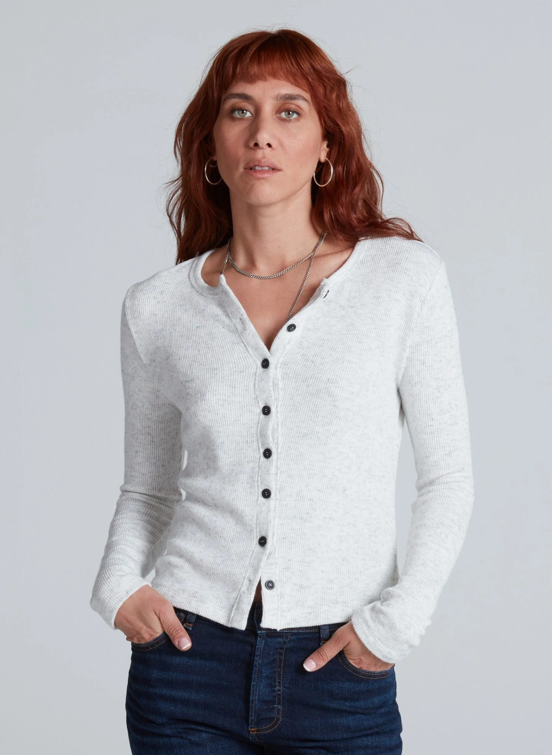 RIB CARDIGAN sold by ASKK NY