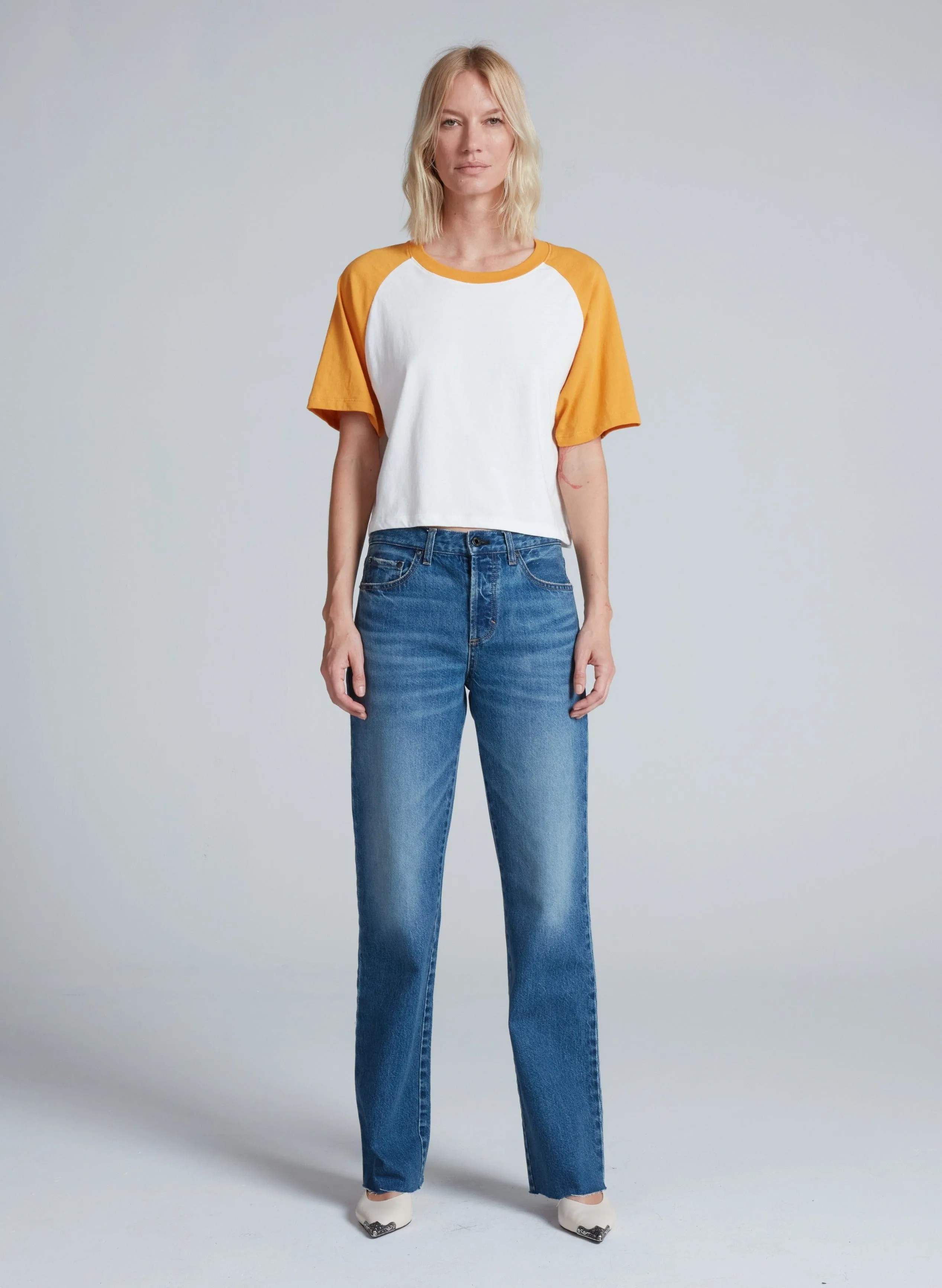 SHORT SLEEVE BASEBALL TEE sold by ASKK NY product image thumbnail 3