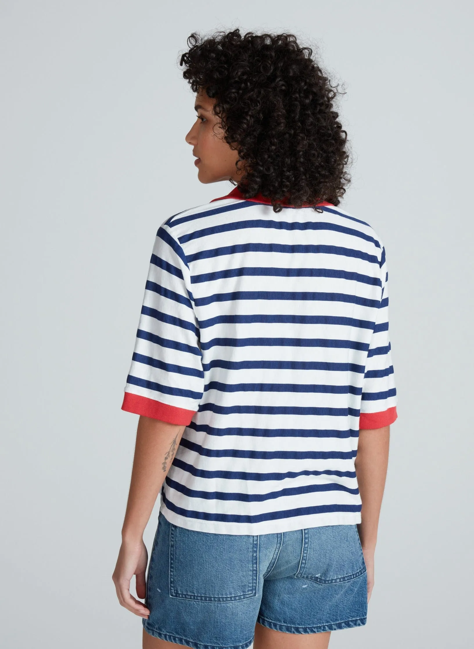 Stripe Polo sold by ASKK NY product image thumbnail 3