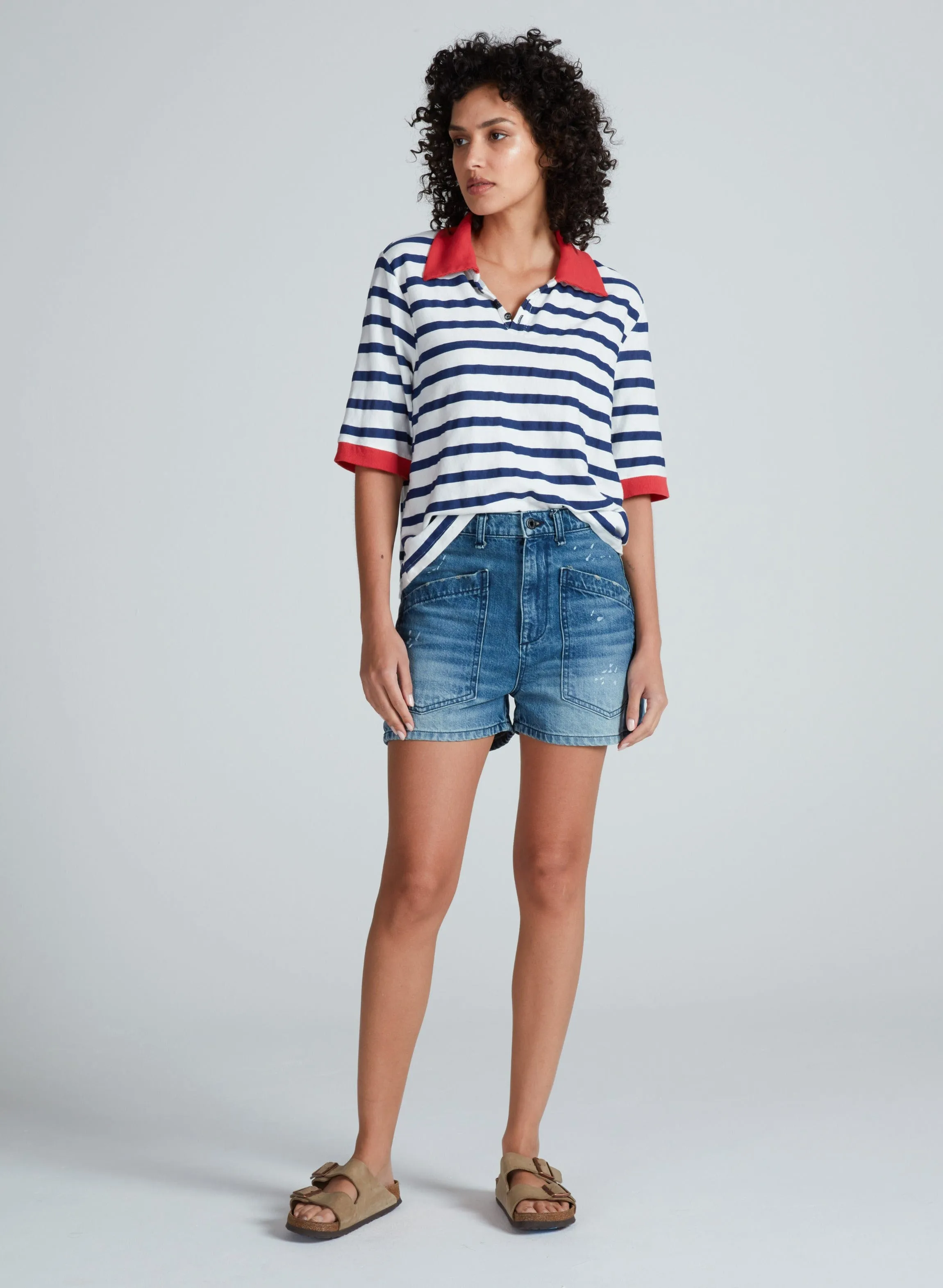 Stripe Polo sold by ASKK NY product image thumbnail 2