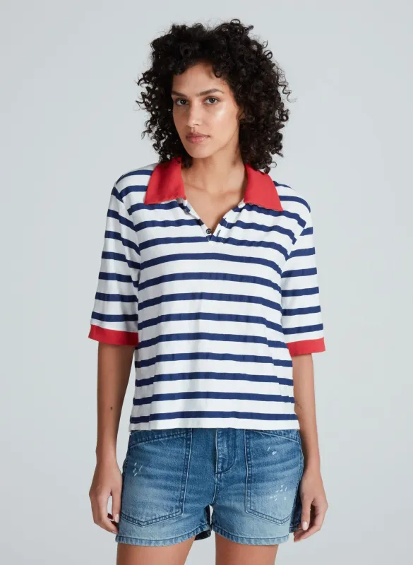 Stripe Polo sold by ASKK NY