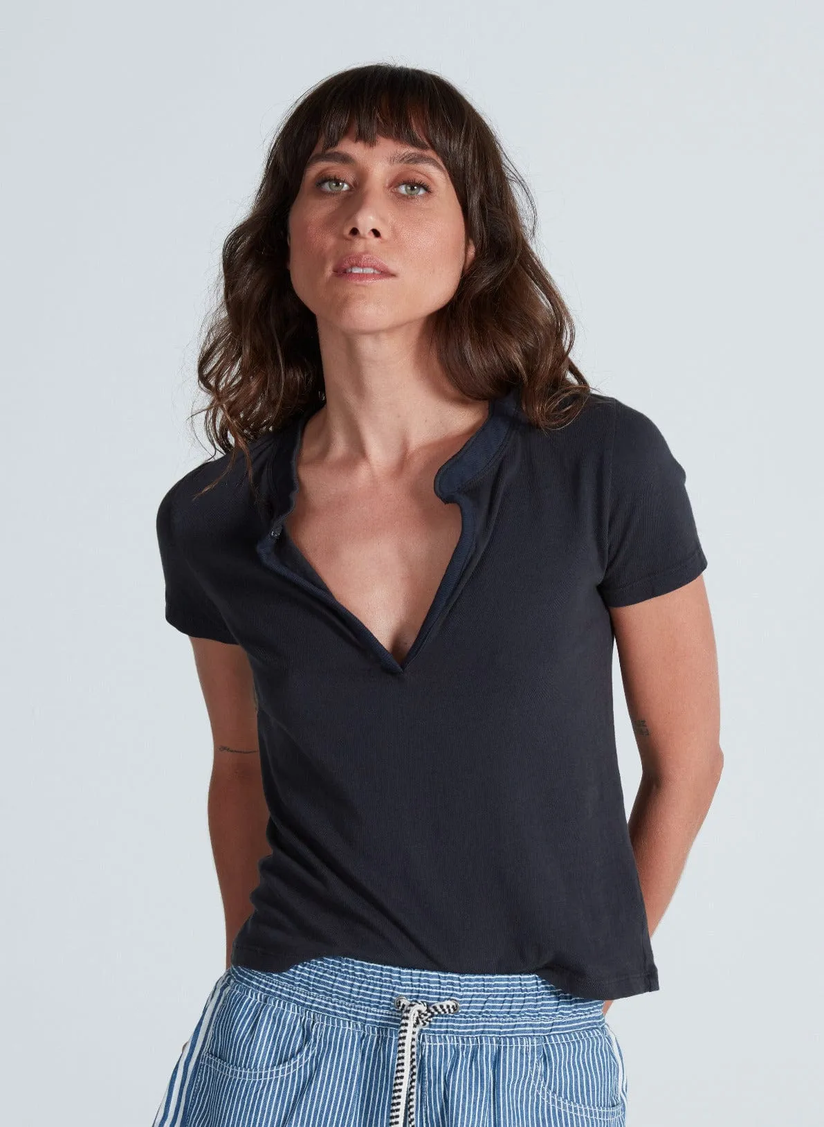 Classic Henley Tee sold by ASKK NY