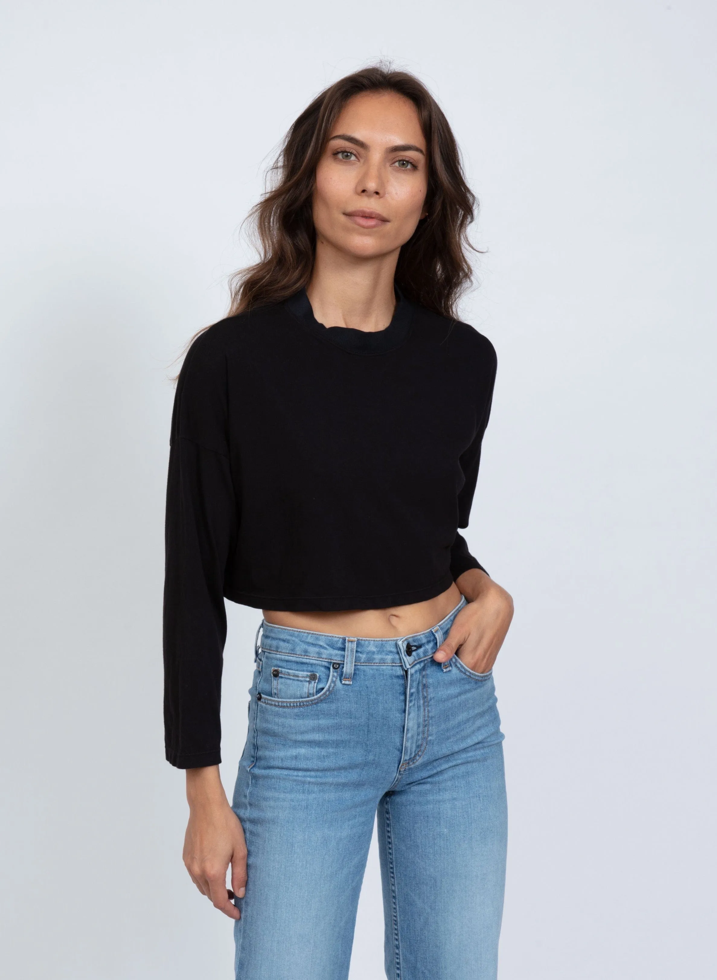 Cropped Long Sleeve sold by ASKK NY product image thumbnail 2
