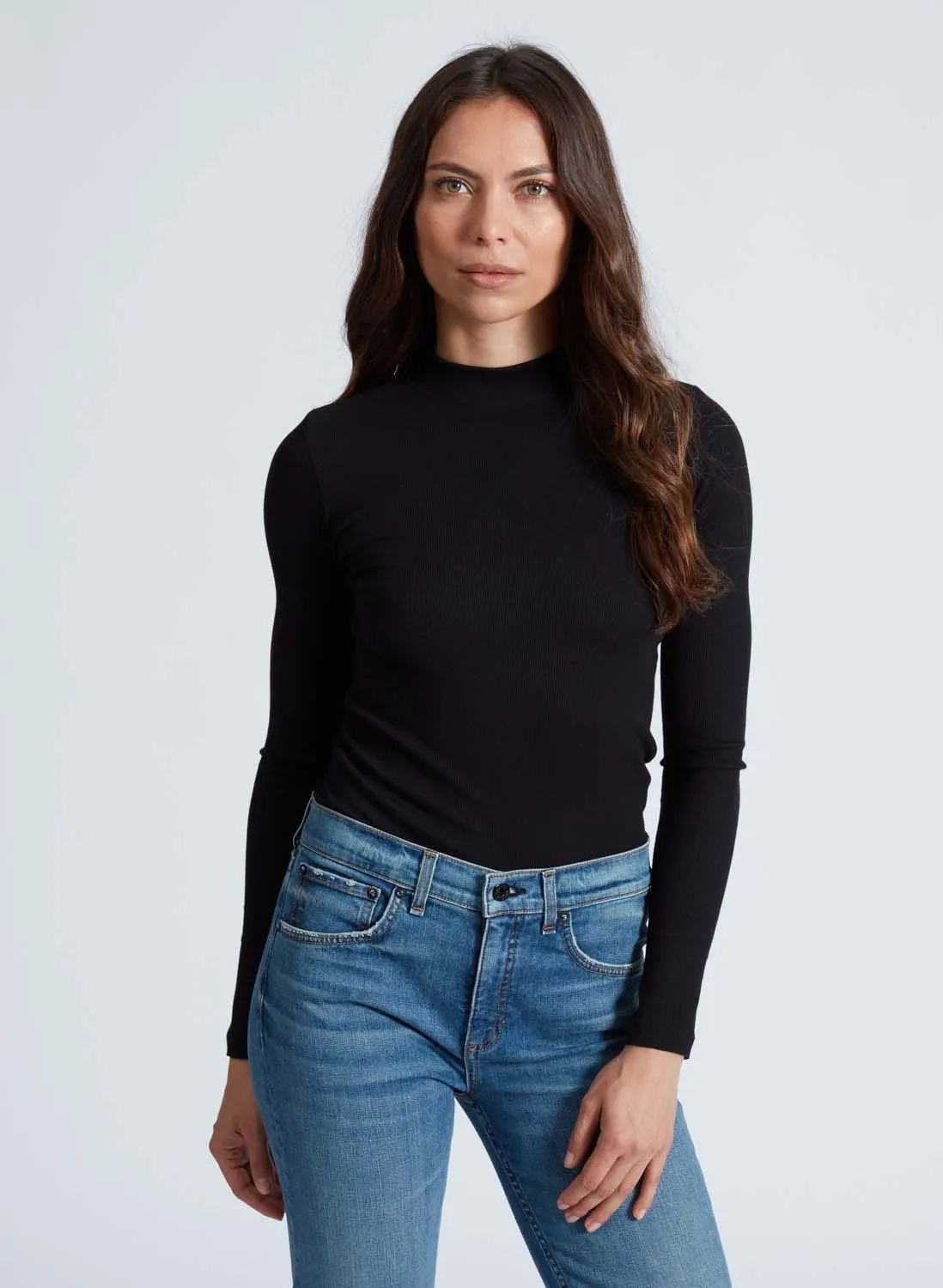 Mock Neck Long Sleeve sold by ASKK NY