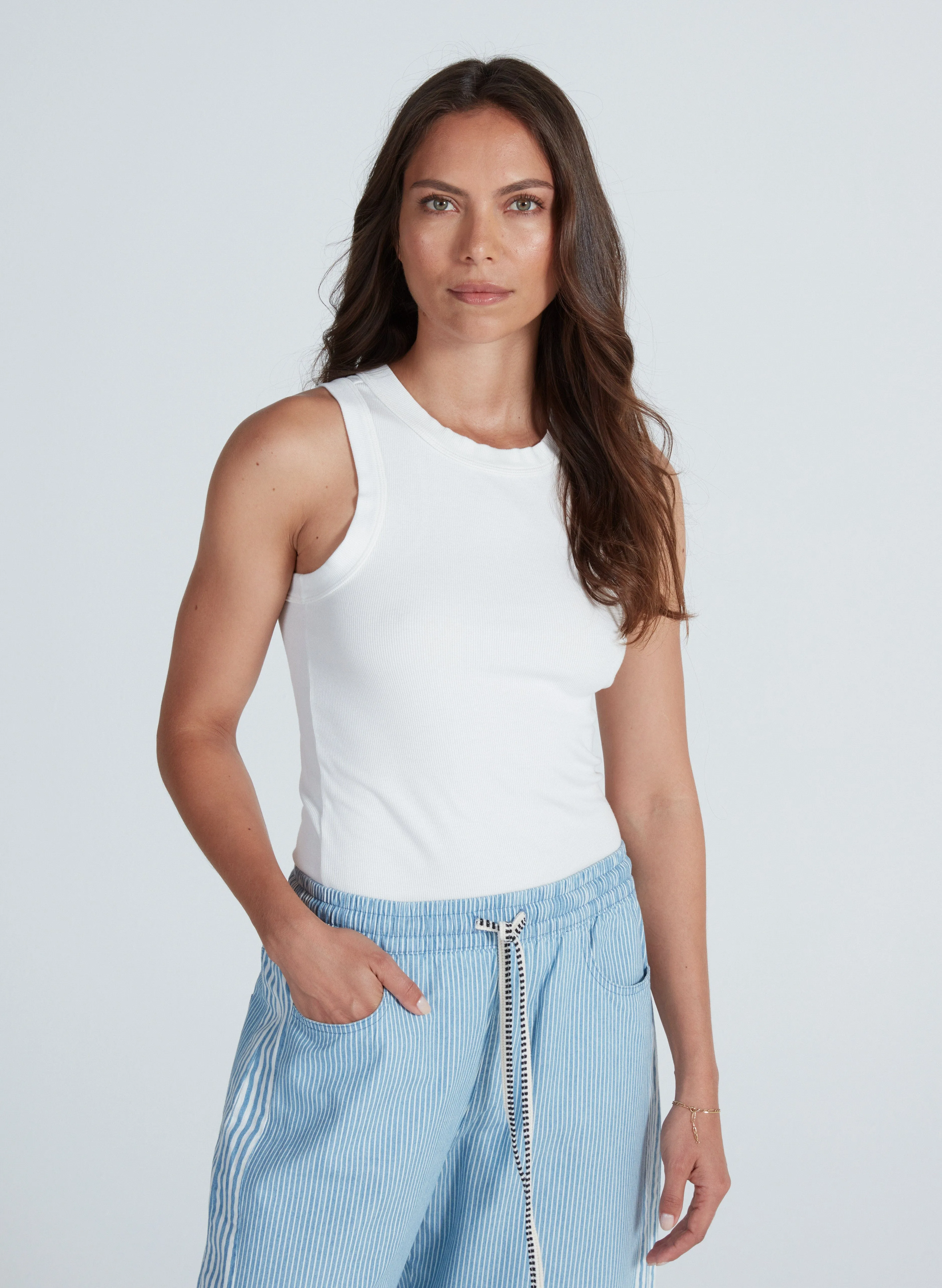 Rib Tank Top sold by ASKK NY