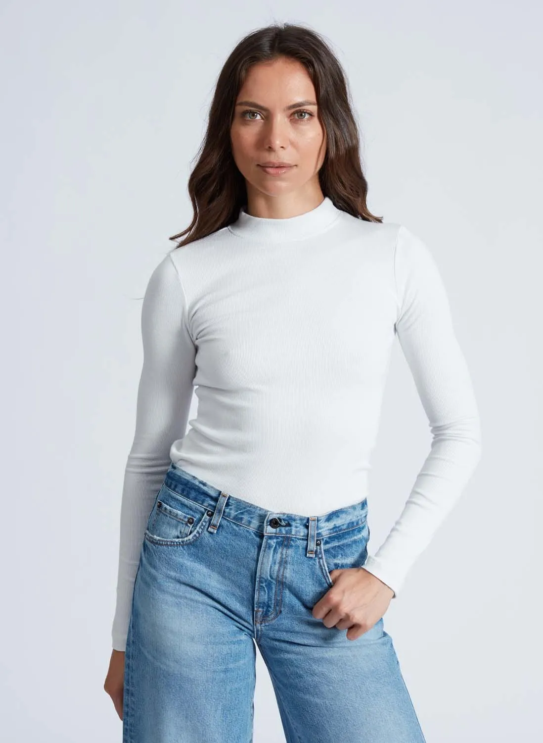 Mock Neck Long Sleeve sold by ASKK NY