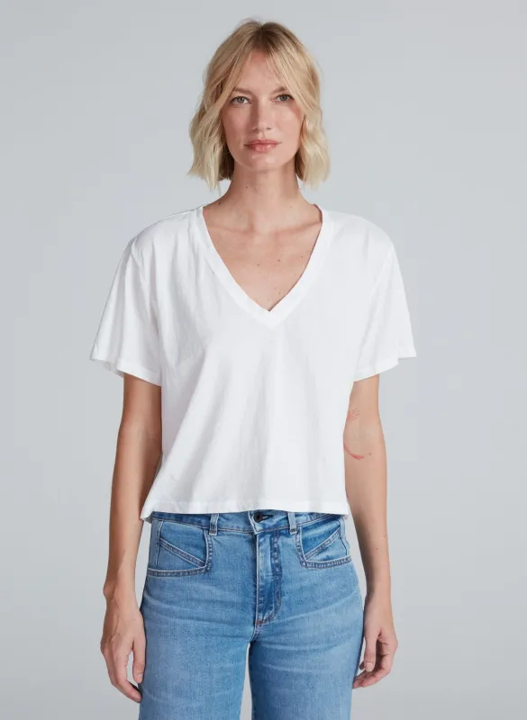 SHRUNKEN V TEE made by ASKK NY